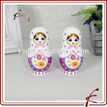 Russian Durable Porcelain Salt Pepper Shaker Set Hot Sell 2015